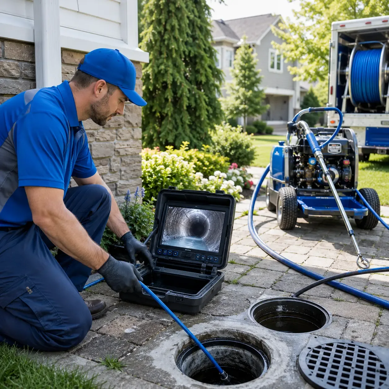 Outdoor drain cleaning professionals serving Penitas, TX