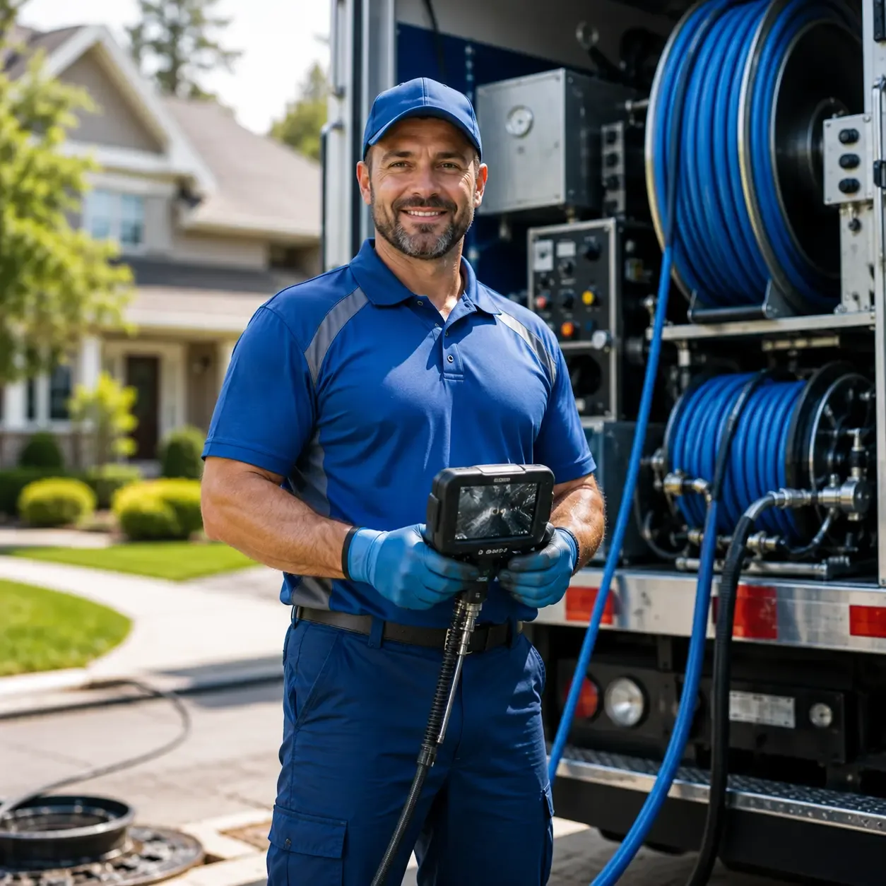 Local outdoor drain cleaning specialists in Penitas, TX